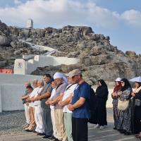 Kuyudüzü'nden Umreye giden hacılar bugün döndüler.